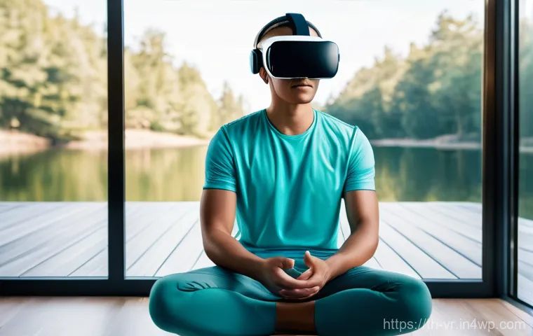 VR 치료에서의 인공지능 기술 활용 - Image Prompt 1: Personalized VR Therapy for Anxiety Management** VR 치료에서의 인공지능 기술 활용 - Image Prompt 1: Personalized VR Therapy for Anxiety Management**