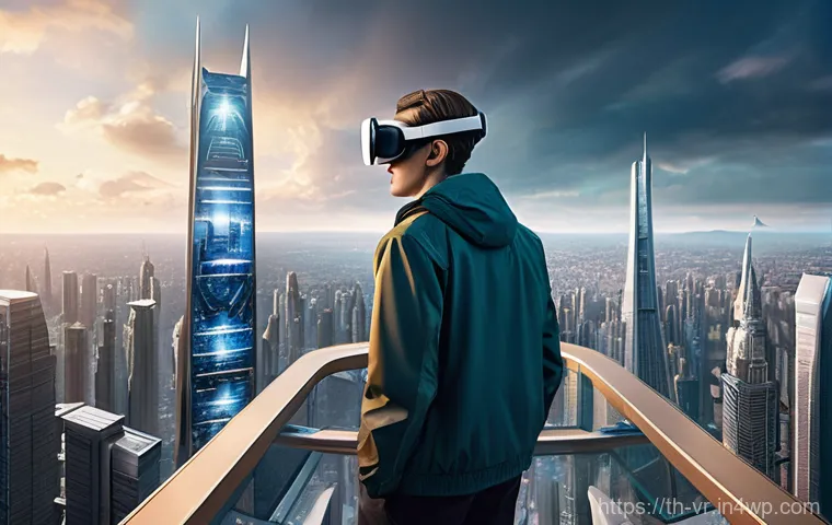 심리치료 VR의 기술적 한계 및 해결 방안 - **Prompt:** A young adult, wearing a modern, sleek VR headset and comfortable, casual clothing (t-sh... 심리치료 VR의 기술적 한계 및 해결 방안 - **Prompt:** A young adult, wearing a modern, sleek VR headset and comfortable, casual clothing (t-sh...